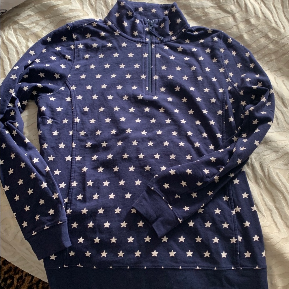 Vineyard Vines 3/4 Zip Terry Jersey Star Shirt